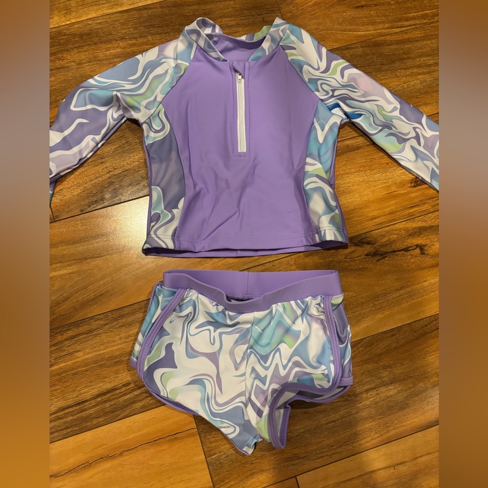 Kids Swim Set - Purple and Blue